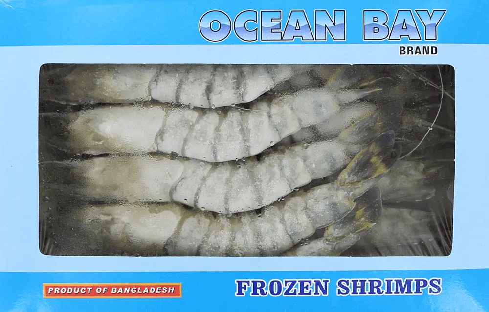 Frozen tiger shrimps "Ocean Bay" 1kg
