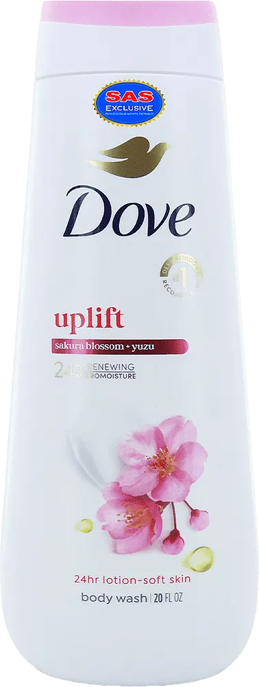 Լոգանքի գել «Dove Uplift Sakura Bloosom+Yuzu» 591.47մլ