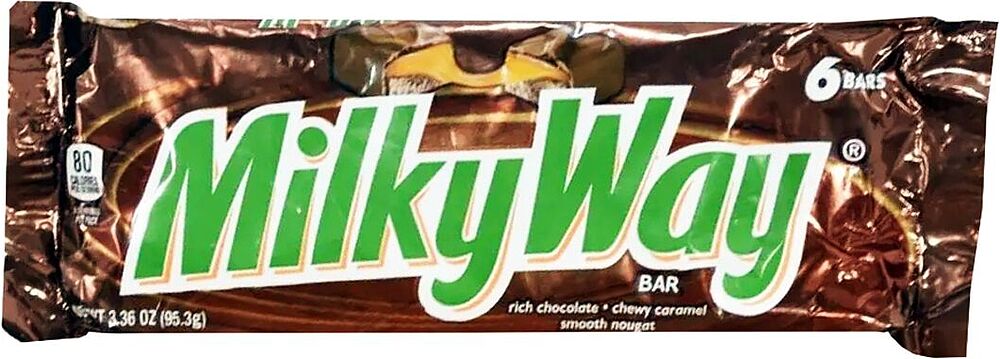 Шоколадный батончик "Milky Way" 95.3г  