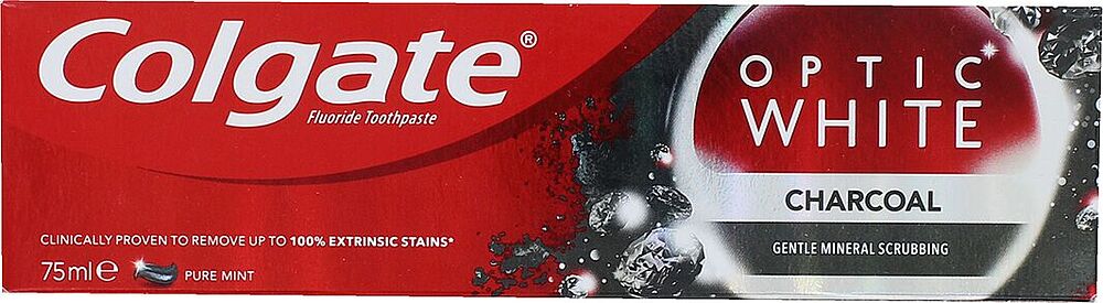 Toothpaste "Colgate Optic White Charcoal" 75ml