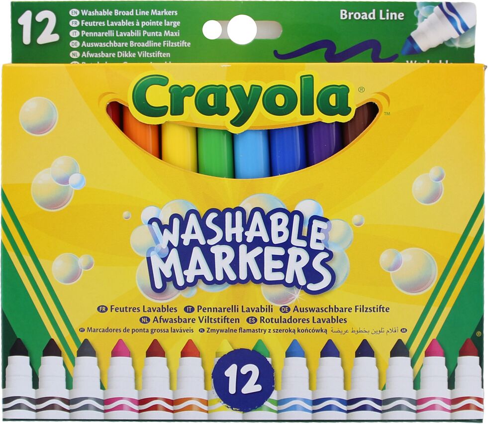 Ֆլոմաստերներ գունավոր «Crayola» 12 հատ
