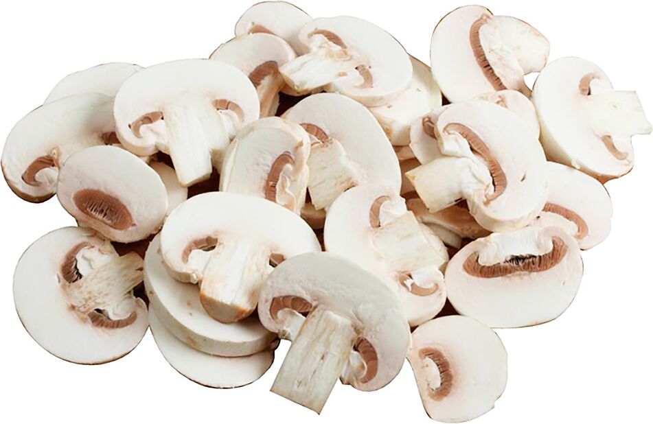 Sliced Champignon mushroom 
