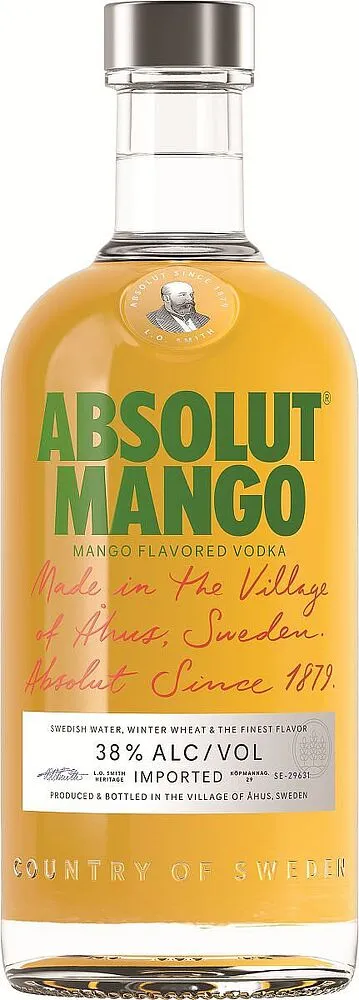 Mango vodka "Absolut" 0.7l 
