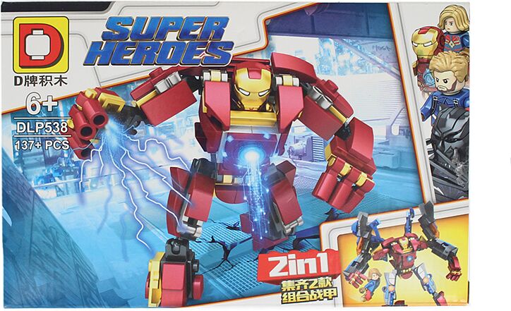 Toy constructor "Super Heroes 2 in 1"