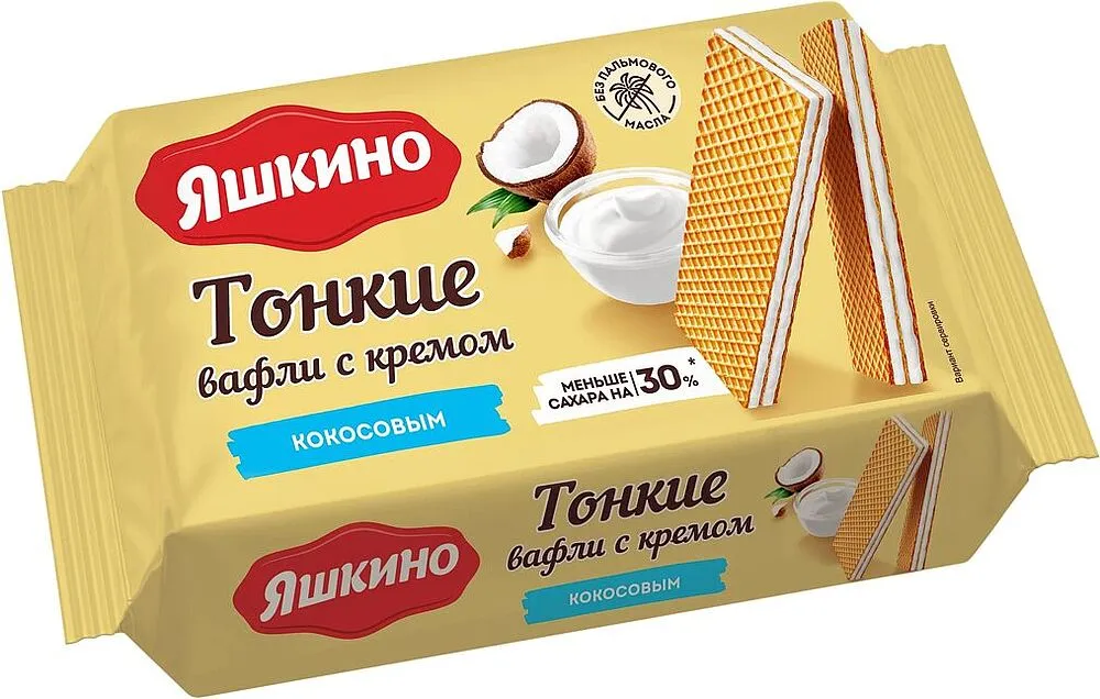 Wafer with coconut cream "Yashkino" 144g

