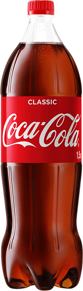 Զովացուցիչ գազավորված ըմպելիք «Coca-Cola» 1.5լ  