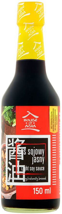Soy sauce "House of Asia" 150ml light