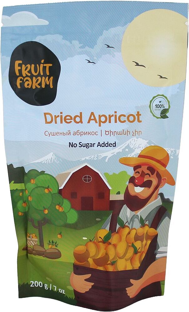 Dried fruit "Fruit Farm" 200g Apricot
