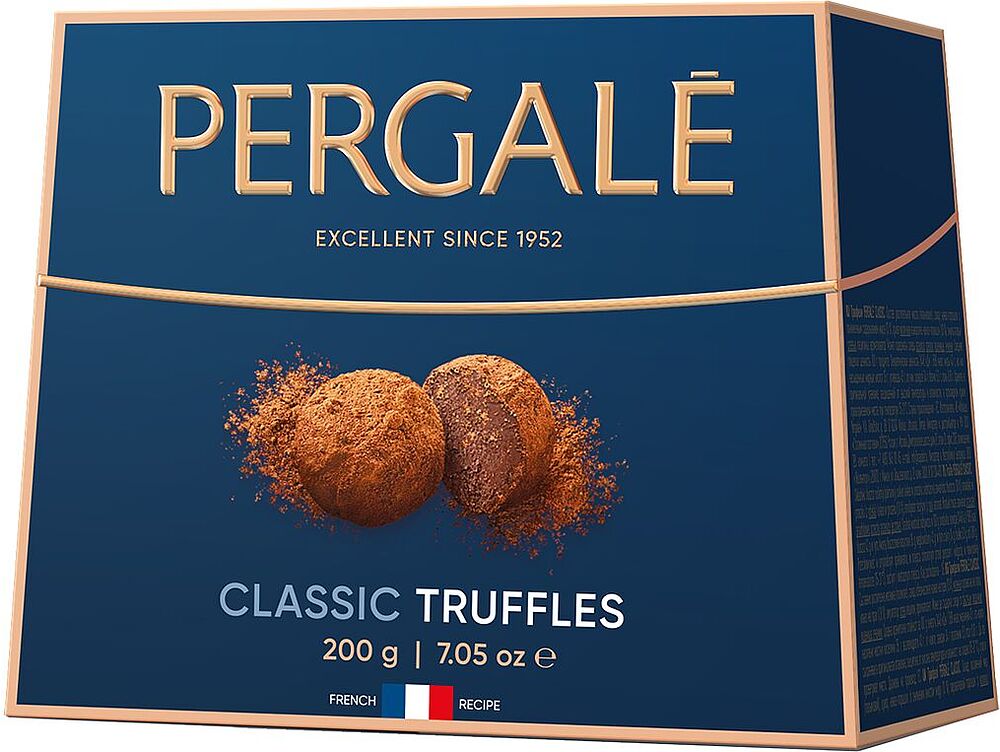 Շոկոլադե կոնֆետների հավաքածու «Pergalé Truffles» 200գ