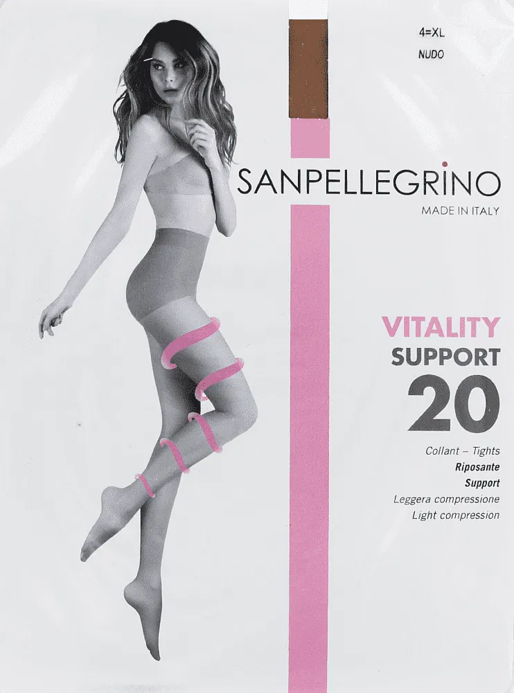 Beige tights "Sanpellegrino Vitality Support Nude 20 Den N4"
