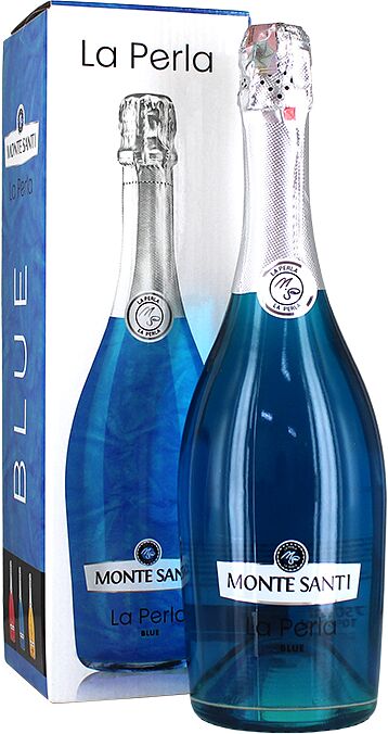 Игристое вино "Monte Santi La Perla Blue" 0.75л