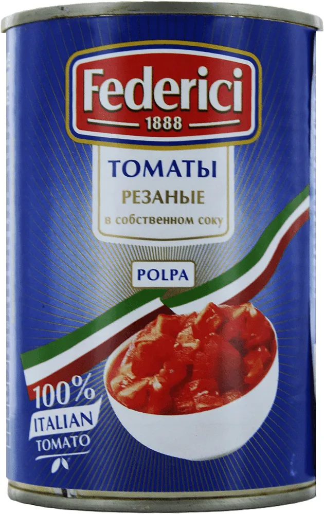 Tomatoes in own juice "Federici" 400g
