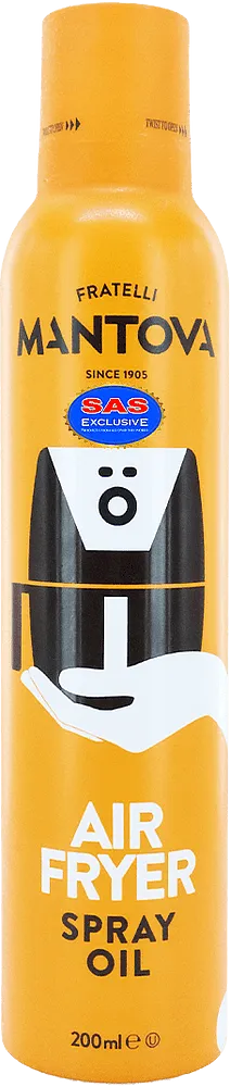Ձեթ-սփրեյ արևածաղկի, ավոկադոյի և բրնձի «Mantova Air Fryer Spray» 200մլ
