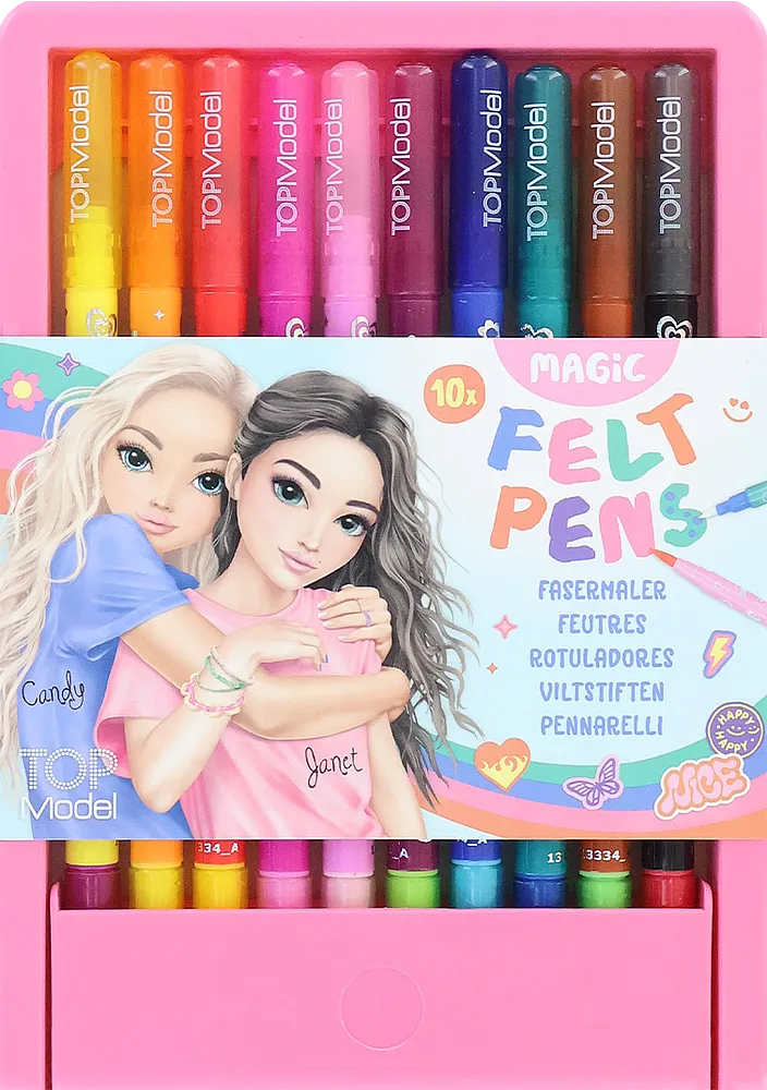 Colour felt-tip pen "Top Model Candy" 10 pcs