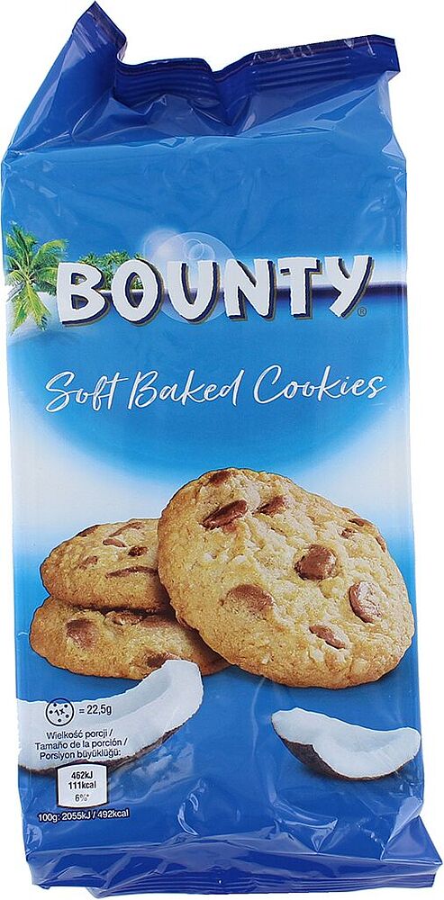 Печенье с кусочками шоколада и кокоса "Bounty" 180г