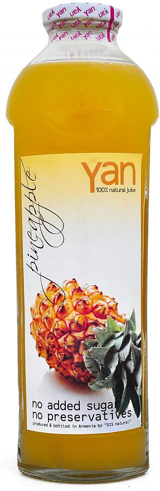 Juice "Yan" natural, pineapple 930ml 