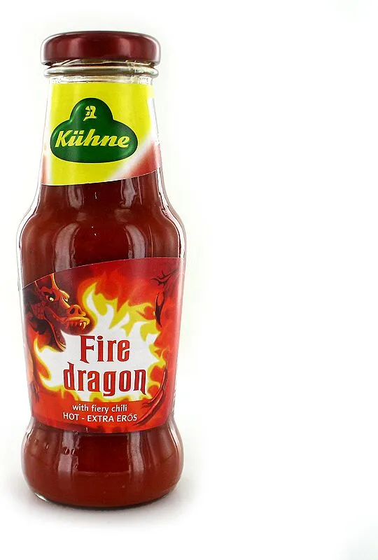 Hot chilli sauce "Kühne Dragon" 250ml