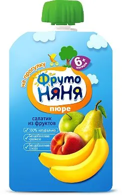 Fruit puree "Fruto Nyanya" 90g