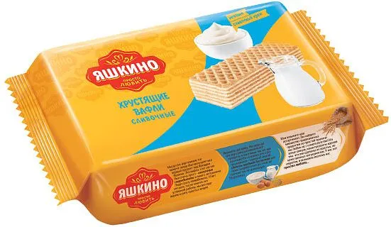 Wafers with cream filling "Yashkino" 200g