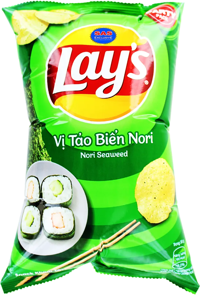 Չիպս նորի ջրիմուռների «Lay's Nori Seaweed» 90գ