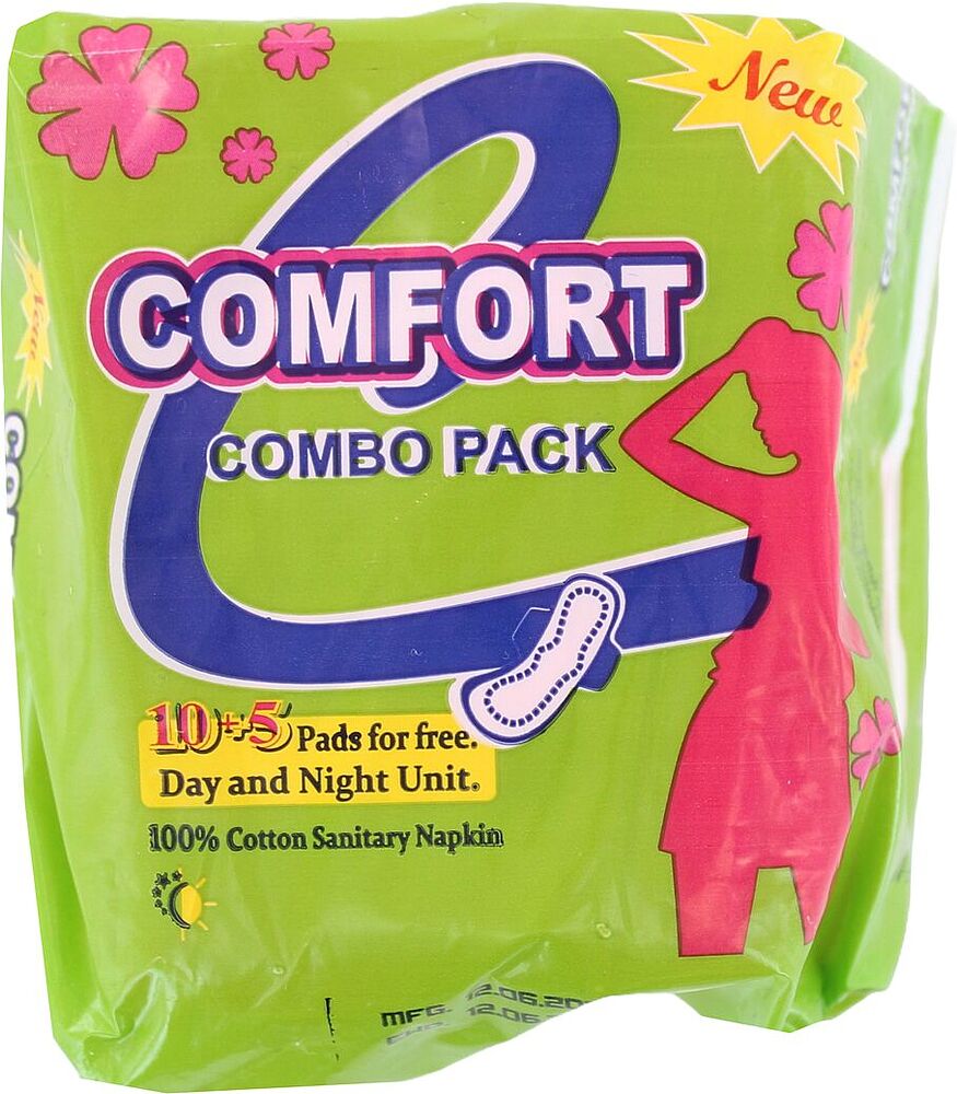 Sanitary towels "Sunny Combo" 15 pcs
