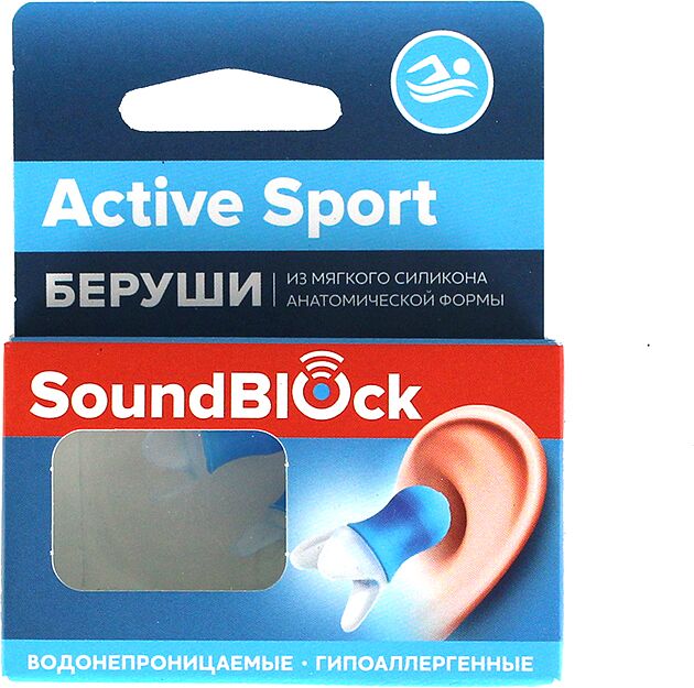 Earplugs "Sound Block Active Sport"