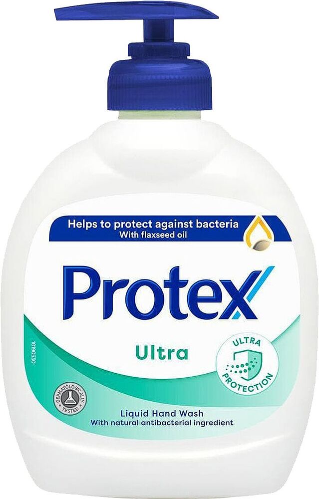Հեղուկ օճառ հակաբակտերիալ «Protex Ultra» 300մլ
