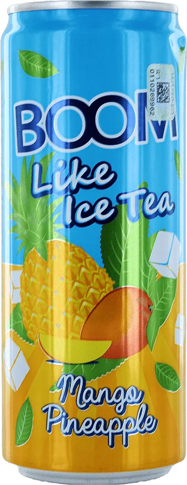 Mango & pineapple ice tea "Boom" 330ml