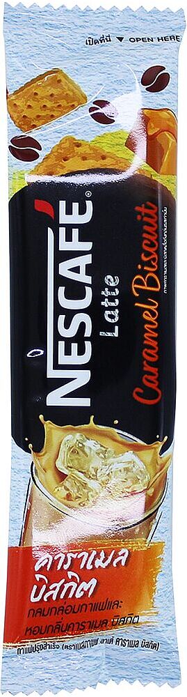 Кофе растворимый "Nescafe Latte Caramel Biscuit" 19.2г
