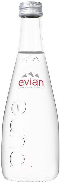 Աղբյուրի ջուր «Evian» 0.33լ