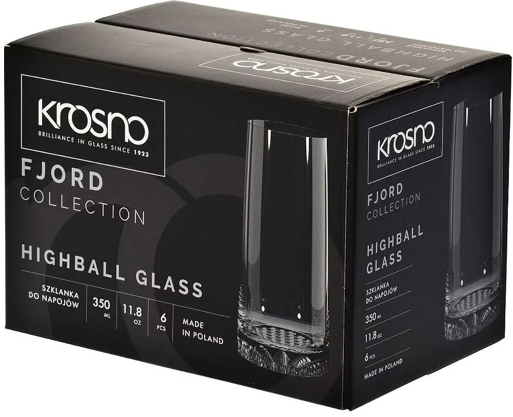 Glass "Krosno" 6 pcs
