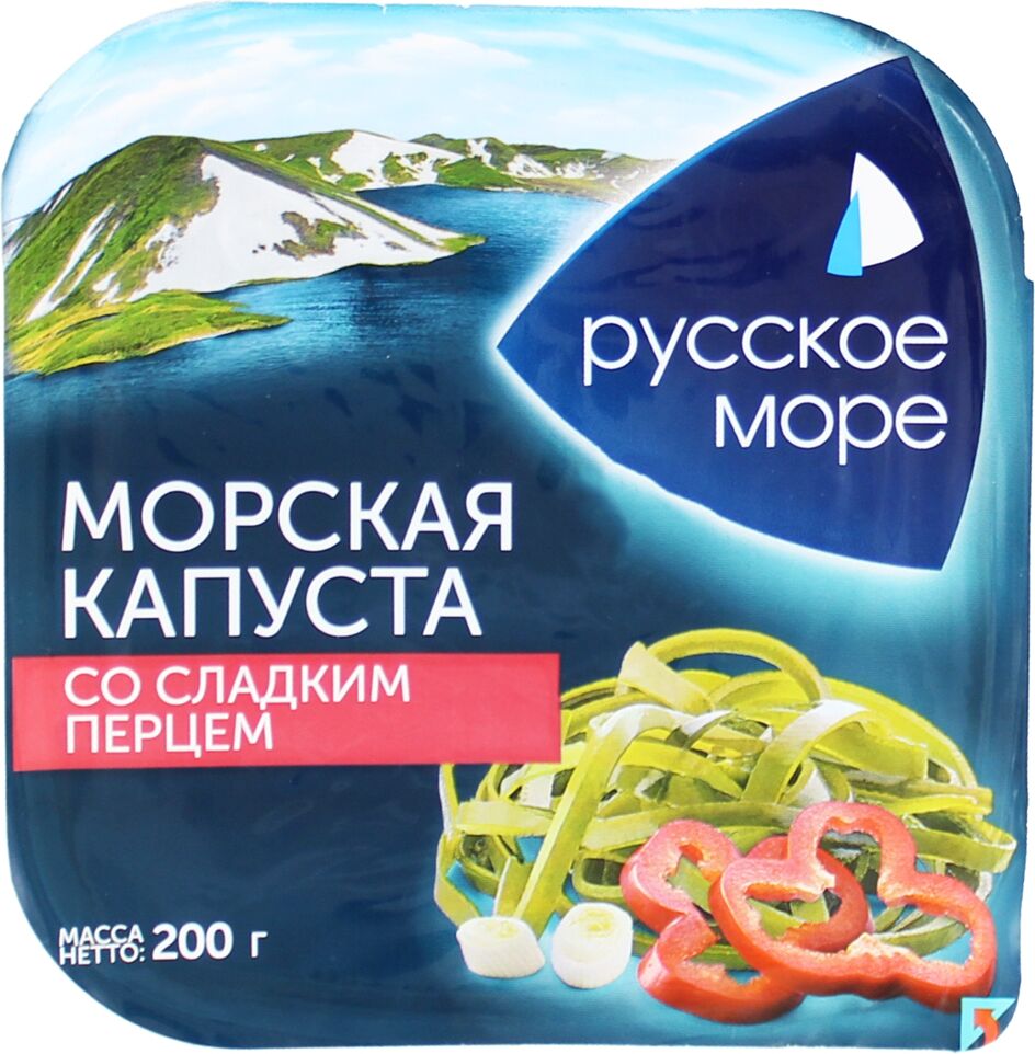 Морская капуста с луком и перцем "Русское Море" 200г