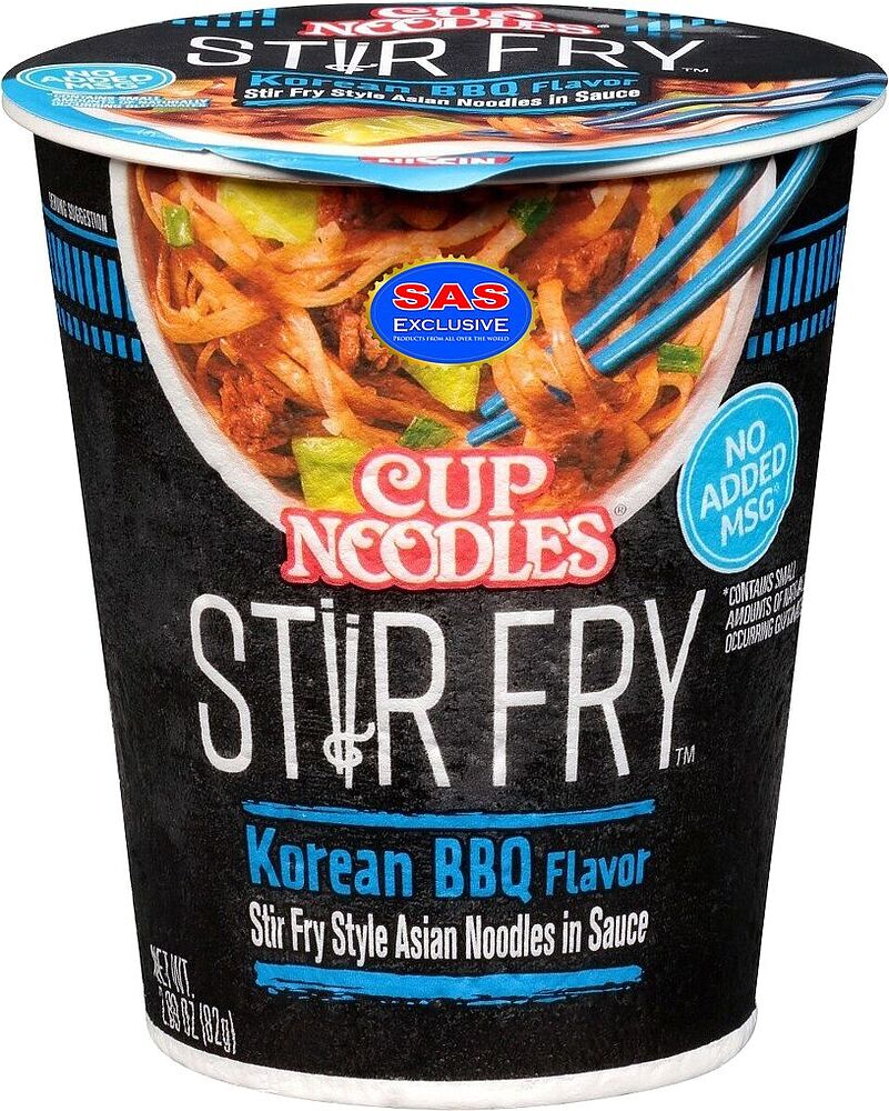 Լապշա «Nissin Cup Noodles Stir Fry» 82գ Խորոված
