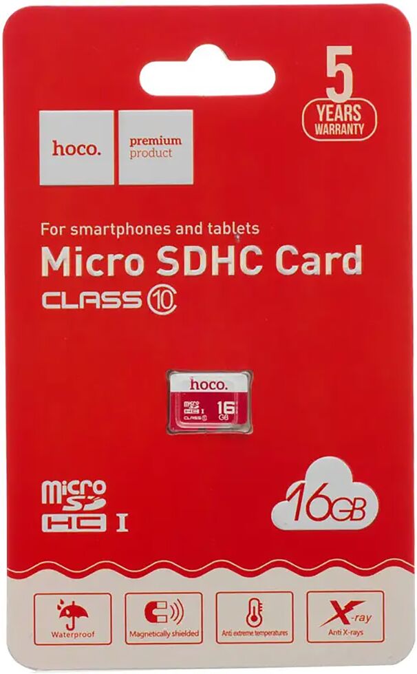 Карта памяти "Hoco Micro SD 16Gb Class 10"