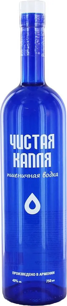 Vodka "Chistaya Kaplya" 0.75l
