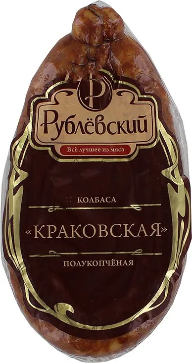 Երշիկ կիսաապխտած «Рублевский Краковская» 350գ 