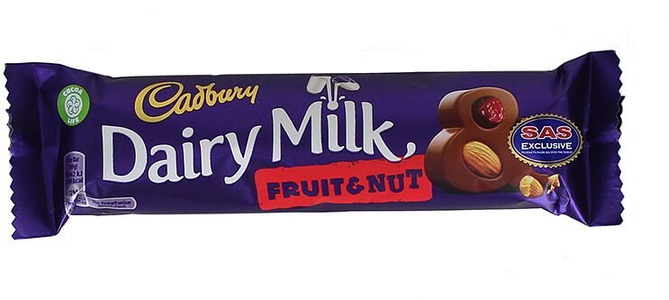 Шоколадный батончик "Cadbury Dairy Milk" 49*г