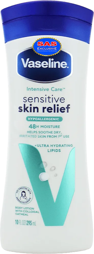 Մարմնի լոսյոն «Vaseline Intensive Care Sensitive Skin Relief» 295մլ