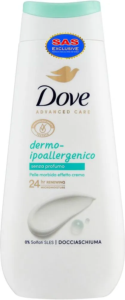 Bathing gel "Dove Dermo Ipoallergenico" 225ml
