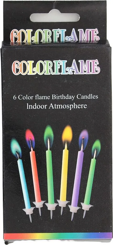 Birthday candle 6pcs
