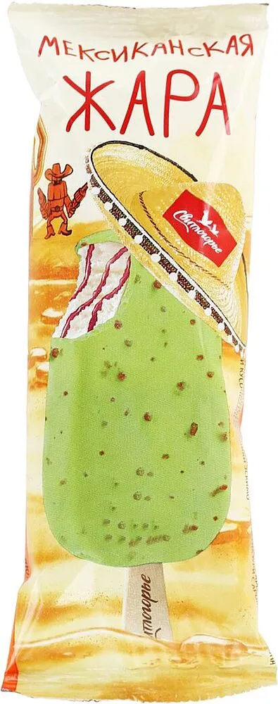 Ice cream with strawberry "Svitlogorye Mexican Heat" 80g
