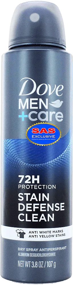 Antiperspirant - deodorant "Dove Men+Care Stain Defense" 107g
