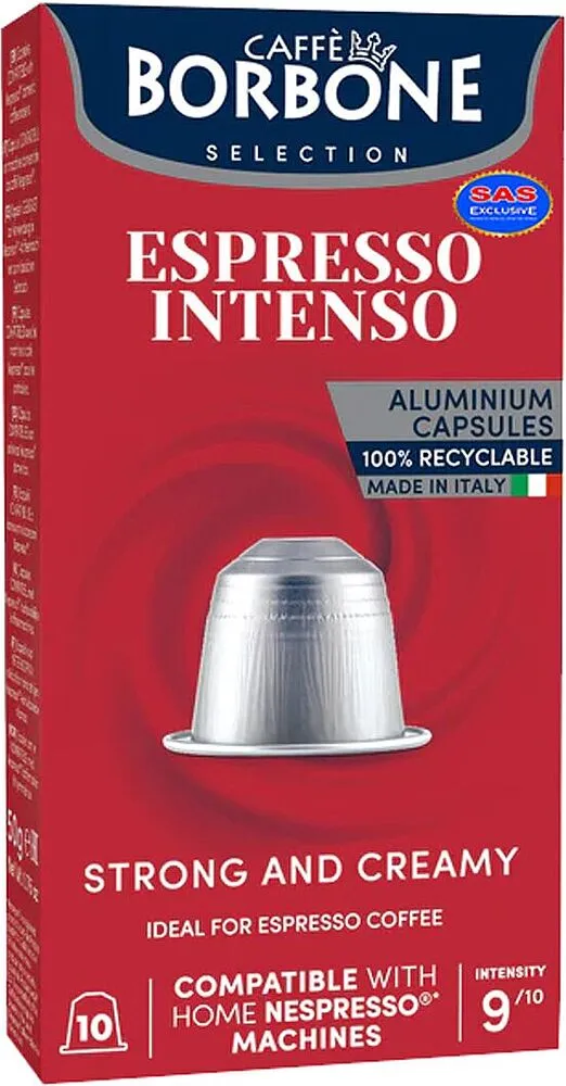 Coffee capsules "Borbone Espresso Intenso" 10pcs, 50g
