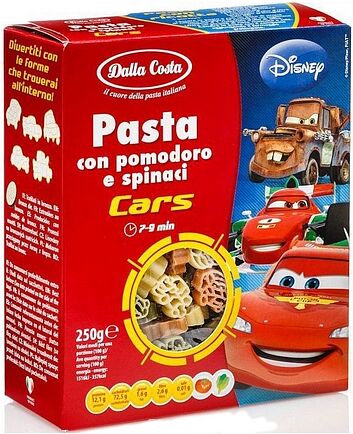 Մակարոն «Dalla Costa Disney Cars» 250գ 