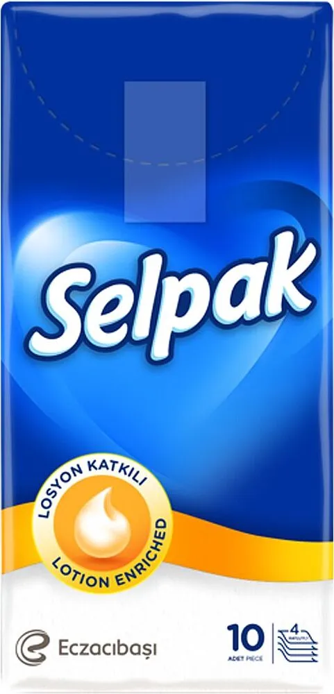 Գրպանի անձեռոցիկ «Selpak» 10հատ
