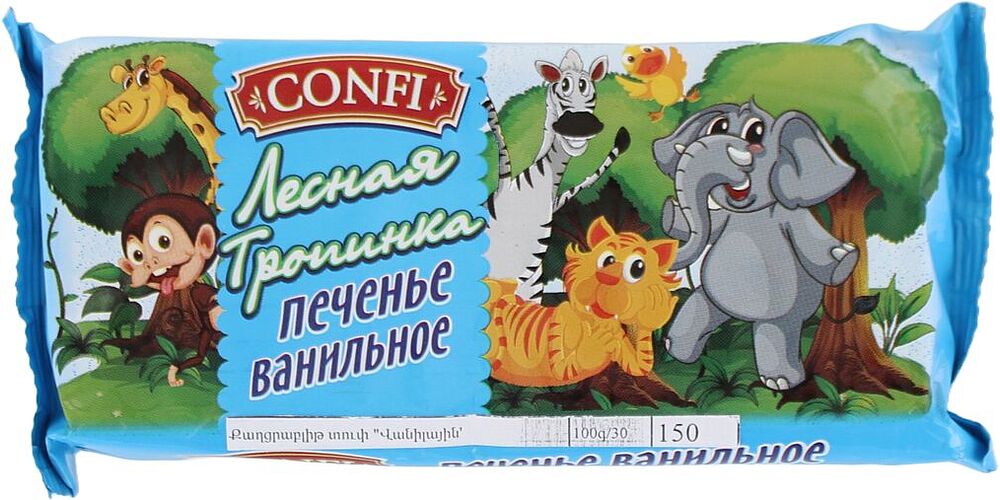 Vanilla cookies "Confi Lesnaya Tropinka" 100g
