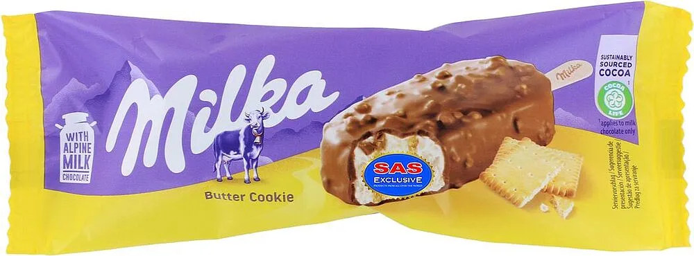 Ice cream with cookie "Milka" 66g
