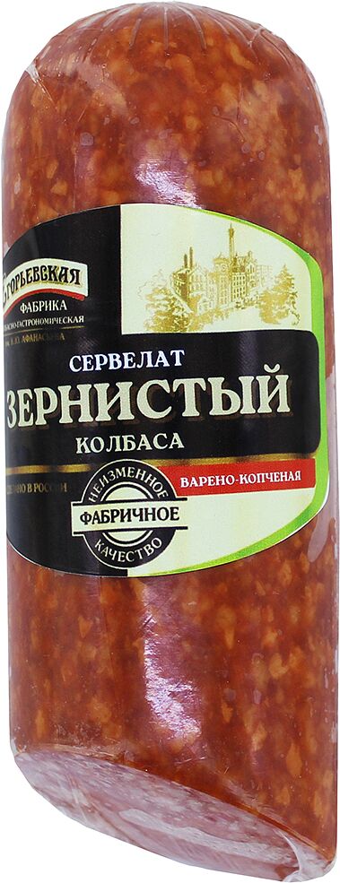 Boiled smoked servelat sausage "Egoryevskaya" 350g
