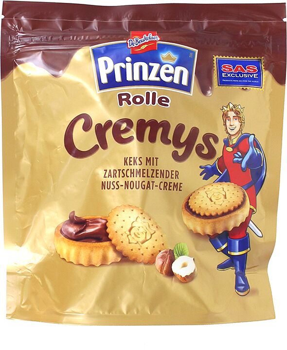 Печенье орехом, нугой и кремом "Prinzen" 172г