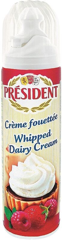 Whipped cream "President" 241ml,  richness: 20%